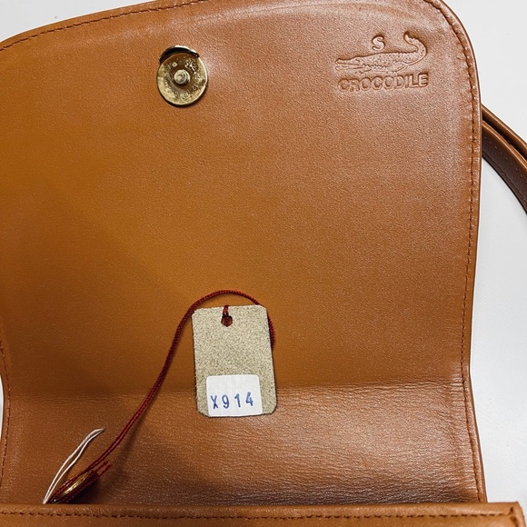 MARINA MR Crocodile shoulder bag Croco Leather bag - Picture 14 of 16